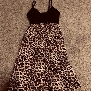 Cheetah Print mini dress